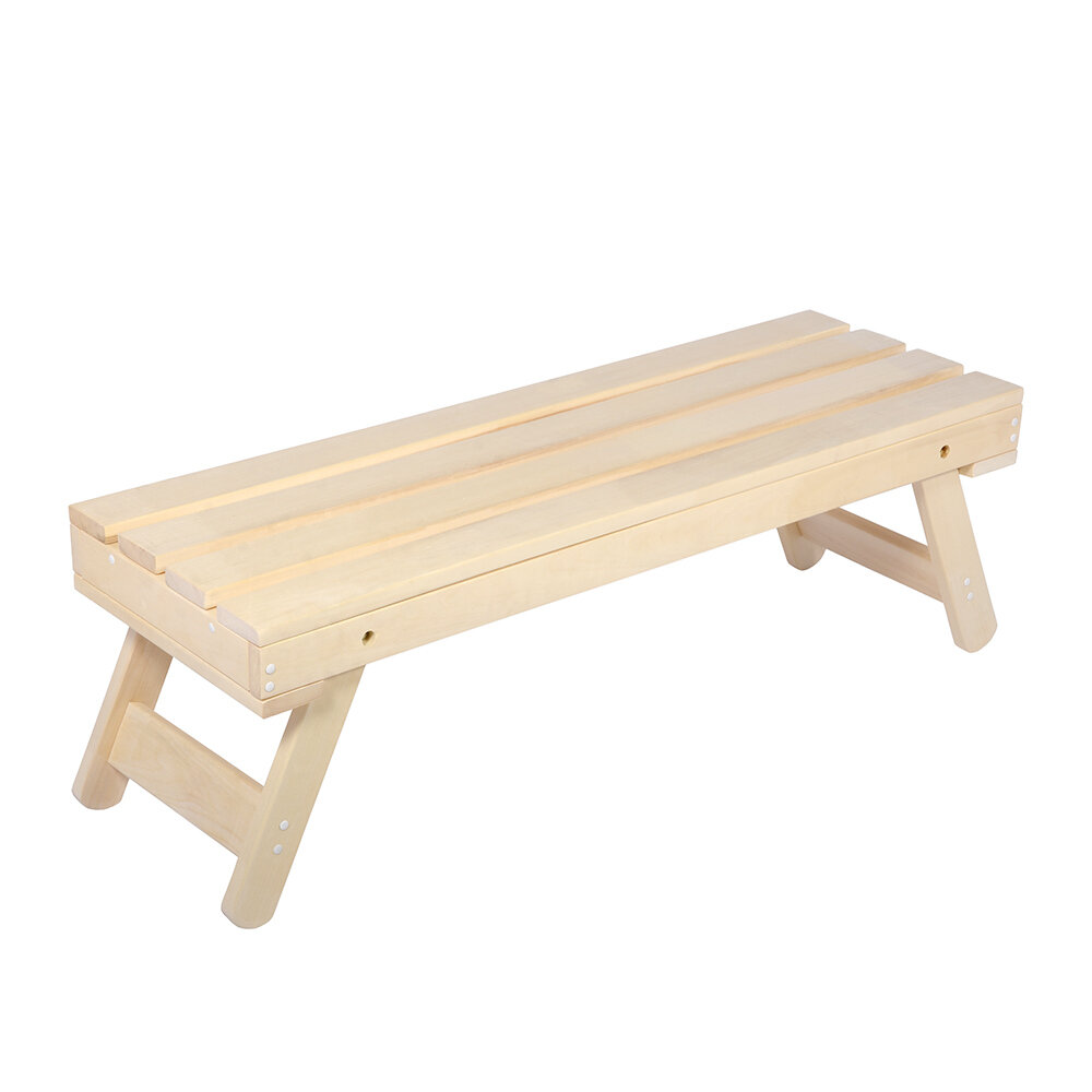 Лавочка складная 130х44х43 см (липа) 
