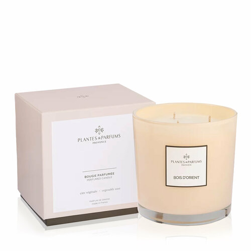 ORIENTAL WOOD Очень большая свеча в стекле, Plantes & Parfums