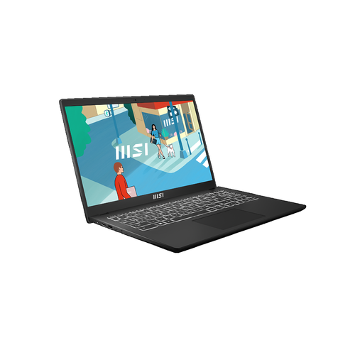 Ноутбук MSI Modern 15H 15.6 ноутбук 17 3 ips fhd asus fx706heb hx103 grey core i5 11400h 8gb 512gb ssd 3050ti 4gb dos 90nr0713 m03690