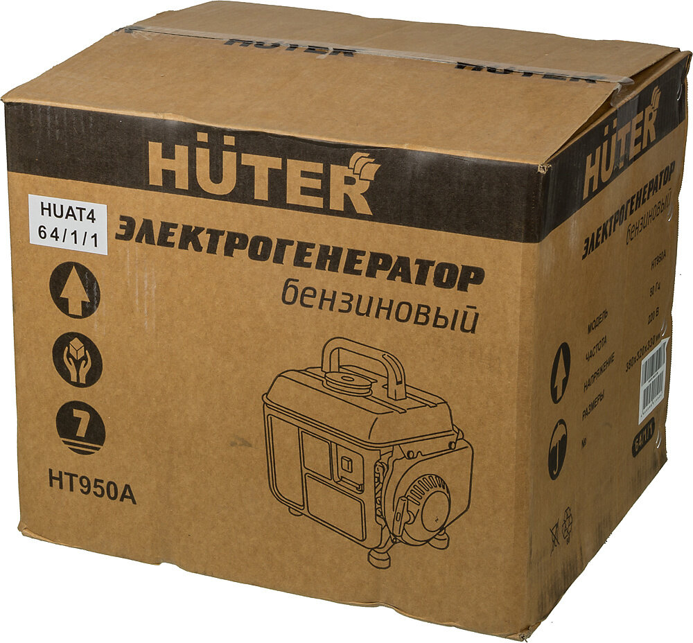 Бензиновый генератор Huter HT950A - фотография № 16