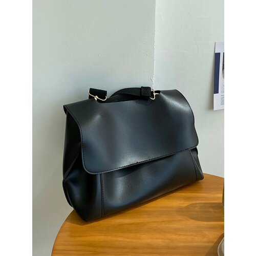 Сумка тоут WoW Zina BigBag, 2, фактура матовая, черный