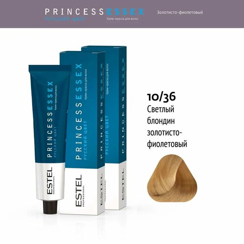 ESTEL Princess Essex крем-краска для волос, 10/36 60 мл 2 штуки краска для волос princess essex 165 коралловый