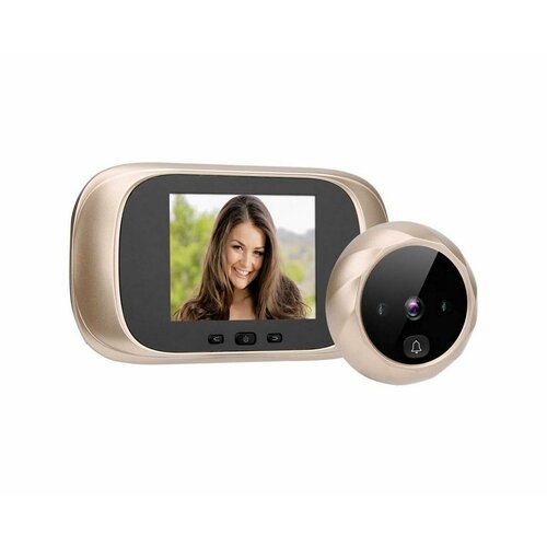 Видеоглазок для входной двери iHome S-01 LCD W4734RU с цветным экраном 28 и встроенной памятью для фото Цветной ЖК-экран 2665₽