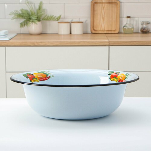 Таз, d=45 см, h= 14 см, 12 л, индукция, белый