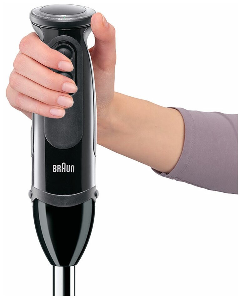 блендер BRAUN MQ5277BK 1000Вт измельчитель/венчик/терки/пюре - фото №3