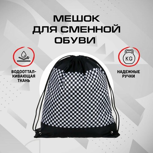 Мешок для сменной обуви на завязках Клетка 320₽
