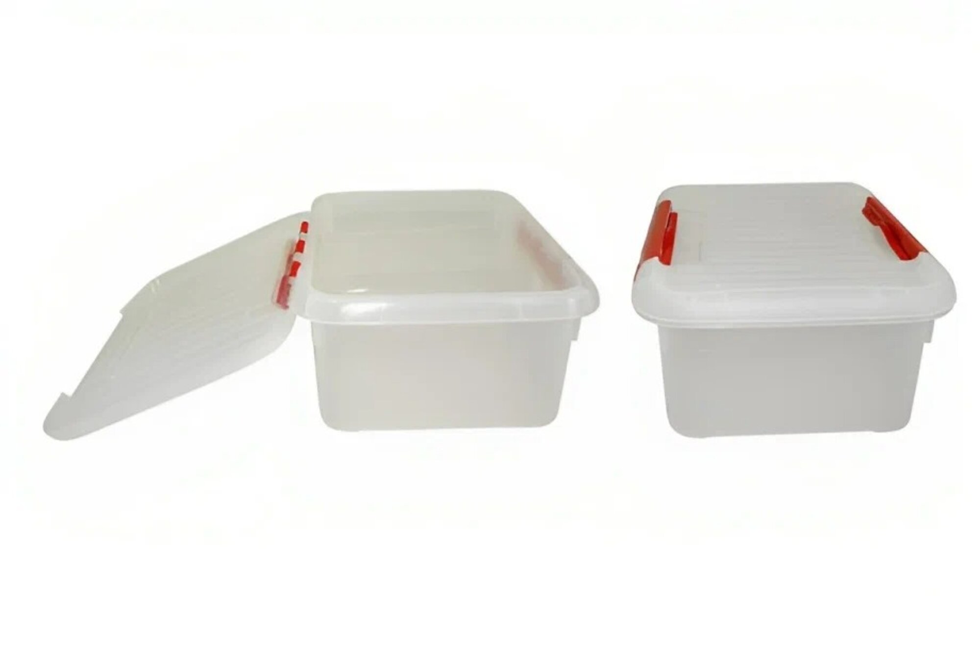MGprof Контейнер для продуктов 60 л. 30*23*12 см. с красным зажимом