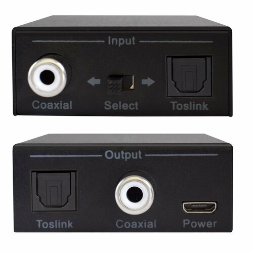 Аудио конвертер двунаправленный Coaxial Optical Optical Coaxial GV-A001 1590₽