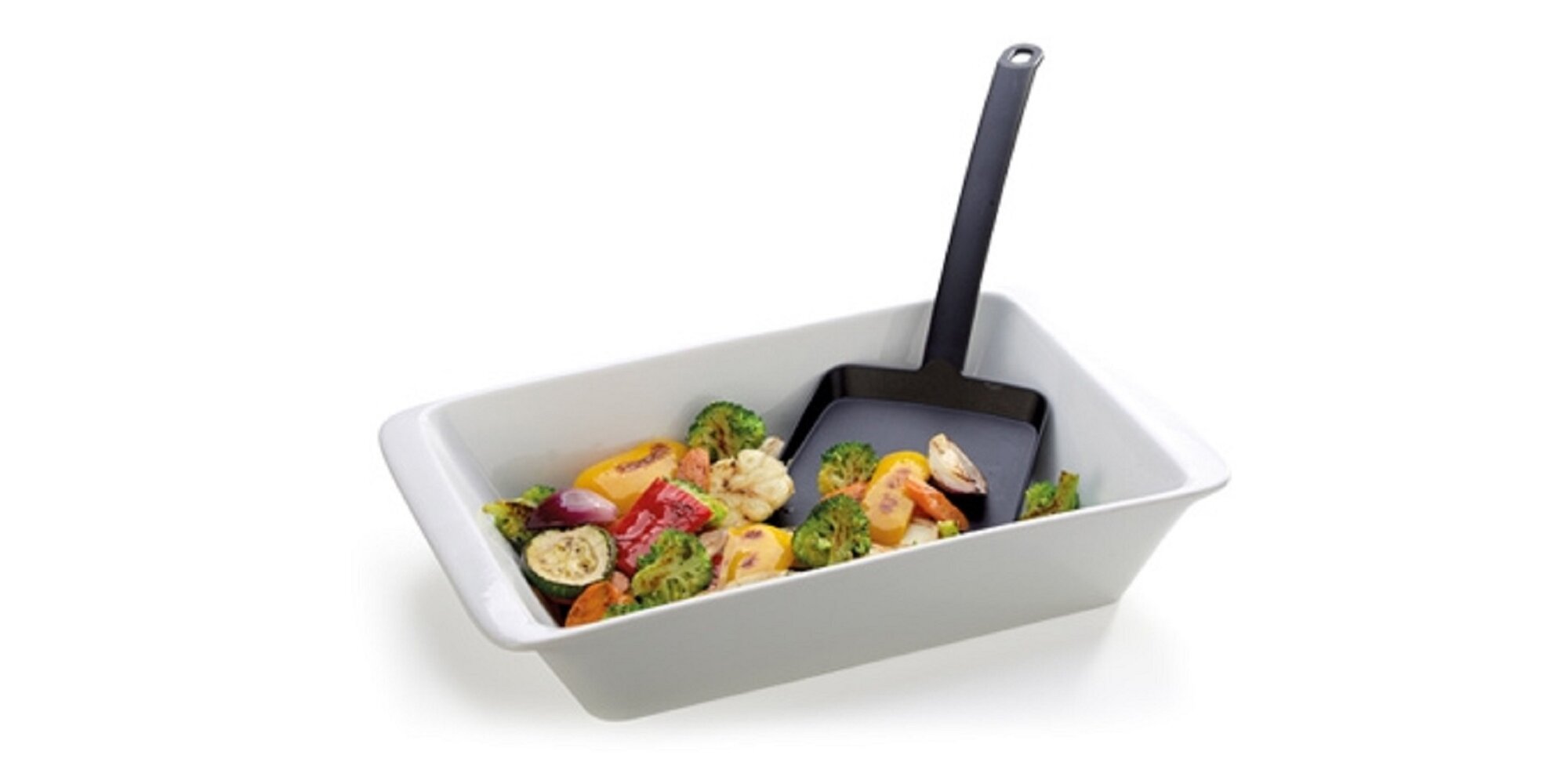 Лопатка широкая Tescoma SPACE LINE, длина 33,5 см, для антипригарных покрытий — фото 1