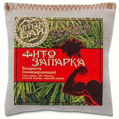 Алтын Бай Фитозапарка для бань  ванн и фитобочек  Бодрость  тонизирующая  30 г
