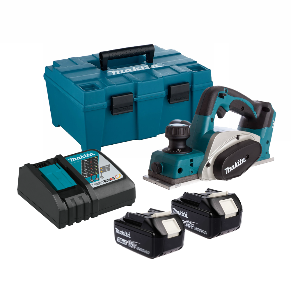 Аккумуляторный рубанок Makita LXT DKP180RFE