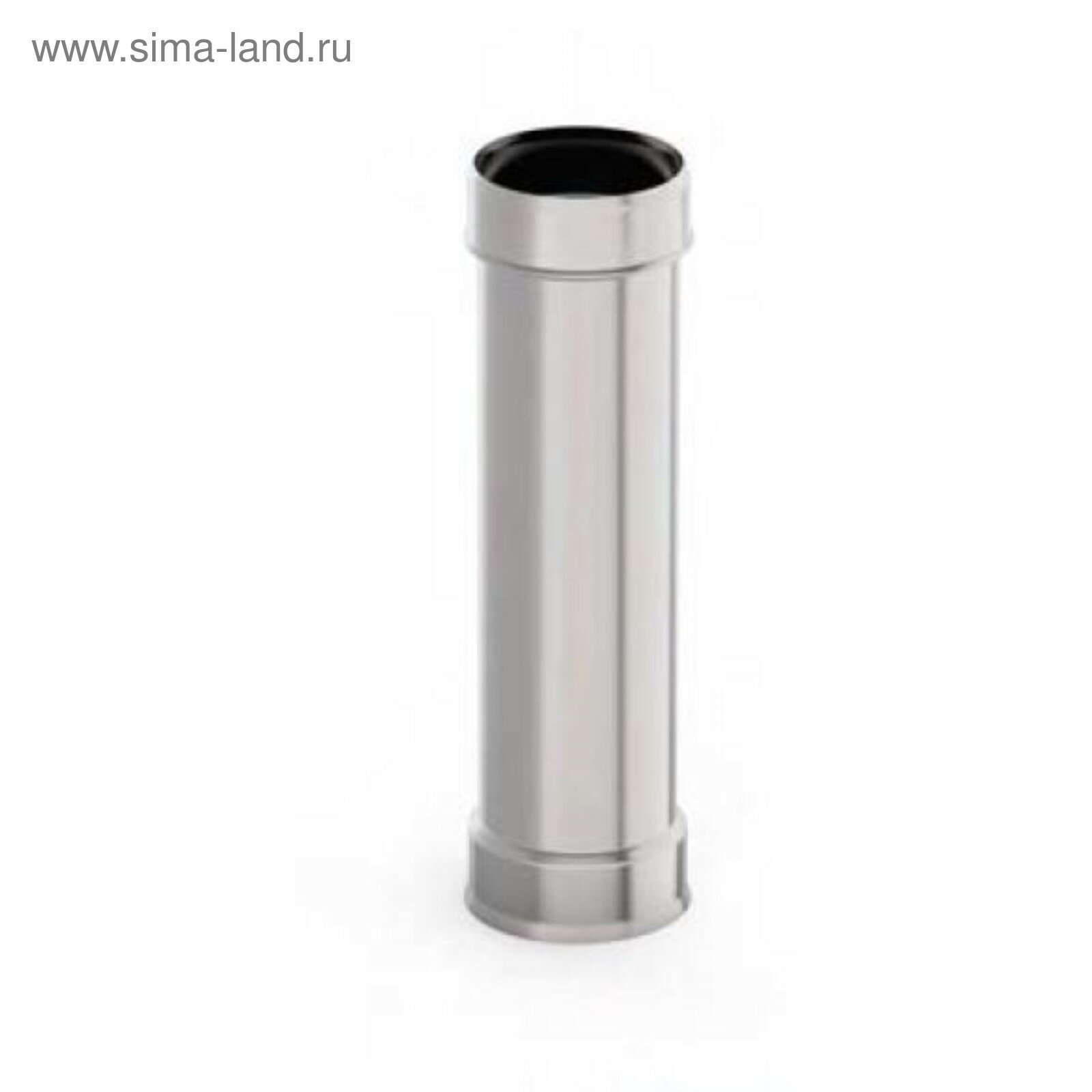 Труба для дымохода «УМК» 0.5 м d=115 мм нержавеющая сталь 0.5 мм