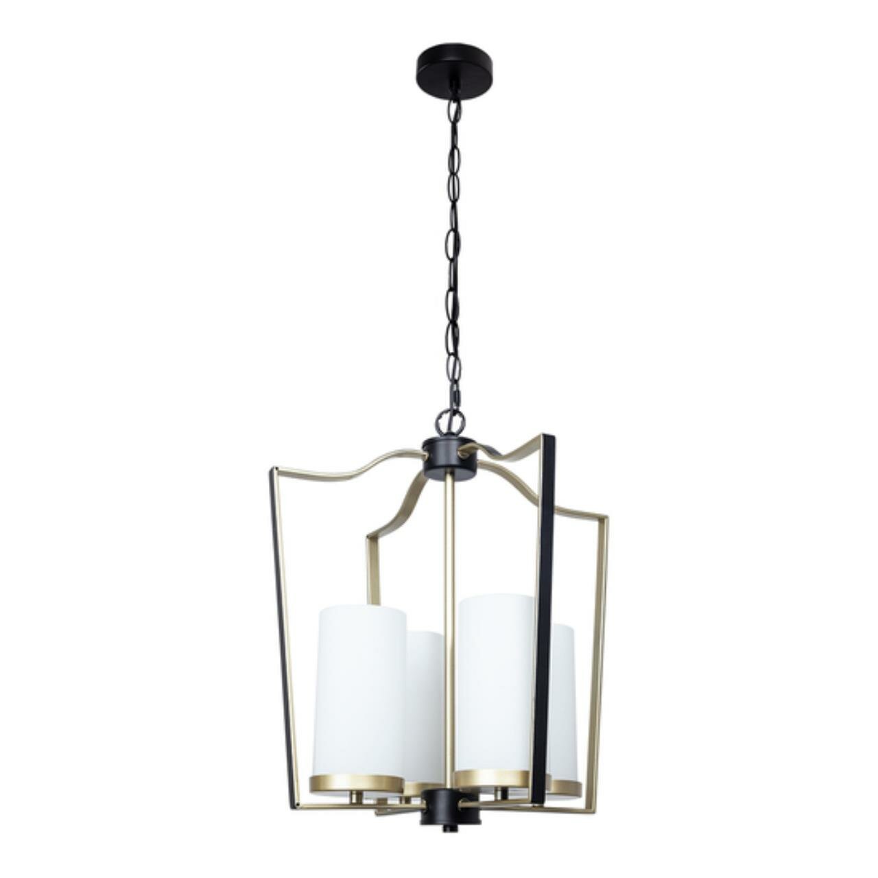 Подвесная люстра IP20 металл/стекло Arte Lamp NUVOLA A7017SP-4BK
