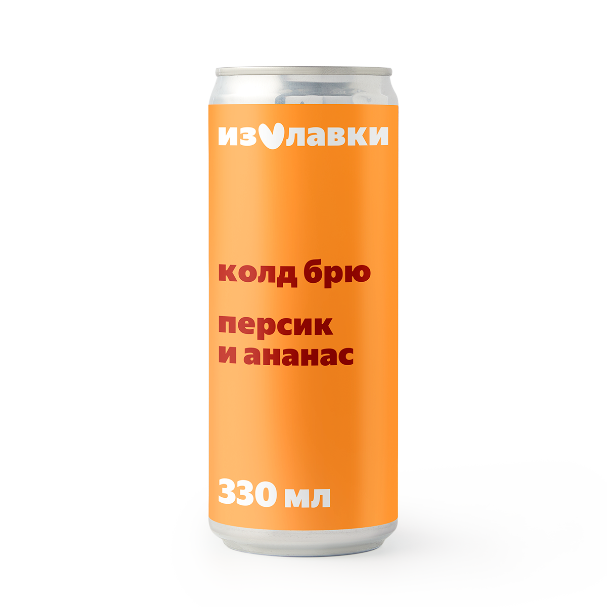 Колд брю "Из Лавки" персик и ананас, 0,33 л, без ароматизаторов