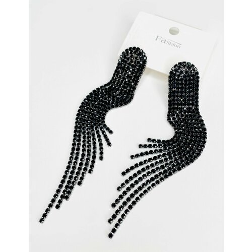 фото Серьги, черный acfox
