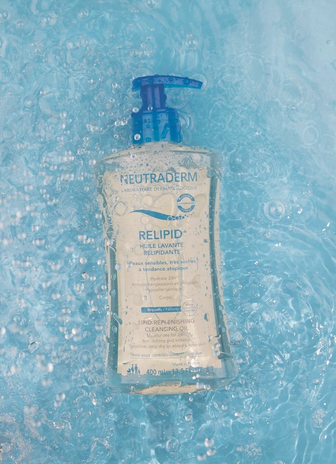 NEUTRADERM RELIPID+ Масло очищающее для тела, 400 мл.