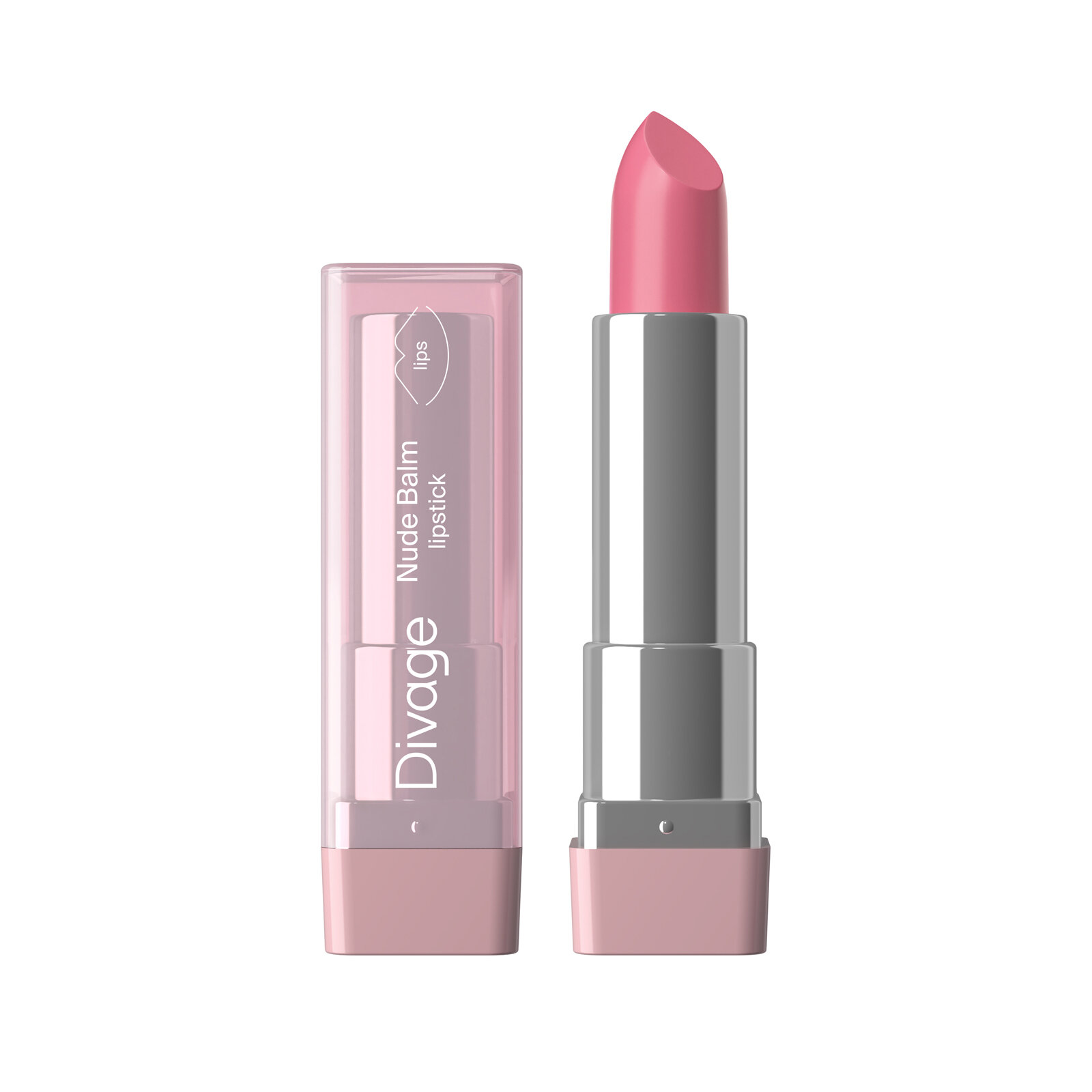 Губная помада Divage Lipstick Nude Balm Тон 01 naive pink