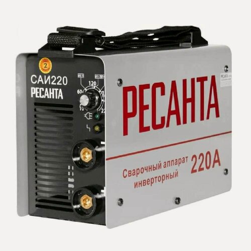 Изображение товара Инверторный сварочный аппарат РЕСАНТА САИ-220, 7,8кВА, 140-260В, 260А, 4,44 кг