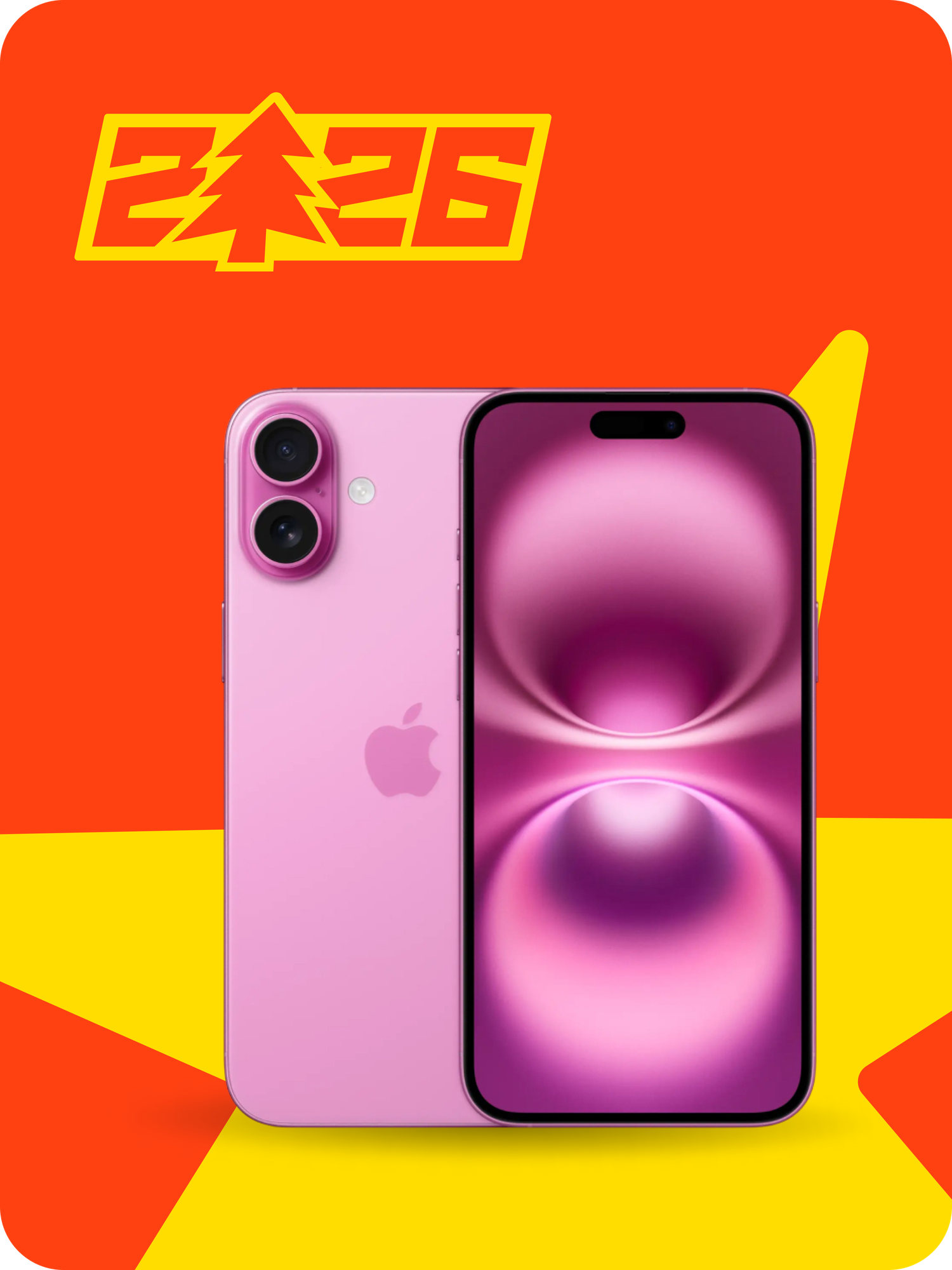 Смартфон Apple iPhone 16 128 ГБ (nanoSim+eSim IMEI зарегистрирован), Pink + беспроводные наушники в подарок