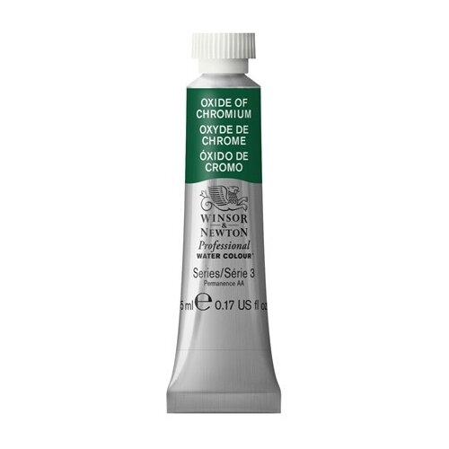 Winsor & Newton Акварель художественная Professional, 3 шт., окись хрома