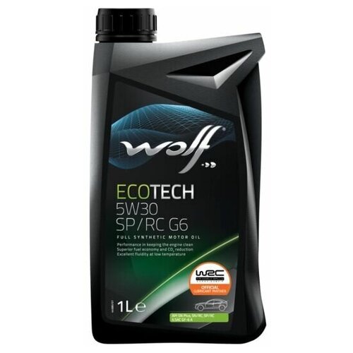 фото Масло моторное, wolf ecotech 5w30 sp/rc g6 1 л