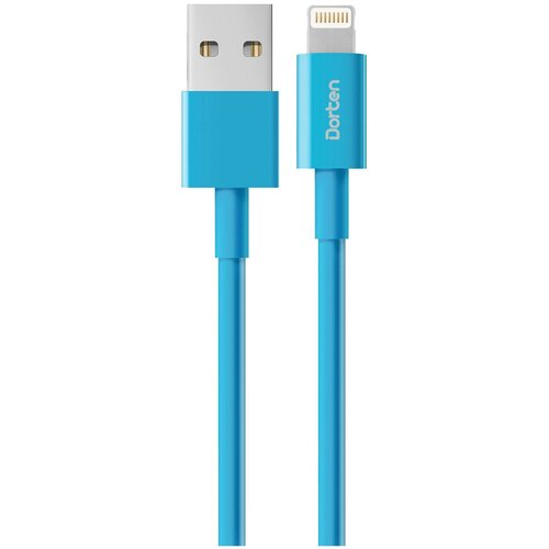 Кабель Dorten Lighting to USB cable: Classic Series (blue) 1 meter кабель dorten canvas lightning red