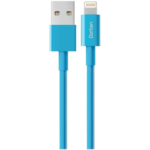 кабель dorten canvas lightning red Кабель Dorten Lighting to USB cable: Classic Series (blue) 1 meter