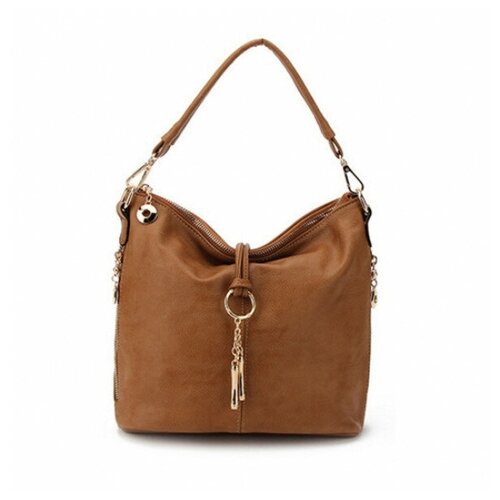 Женская сумка -K116 Без бренда коричневого цвета