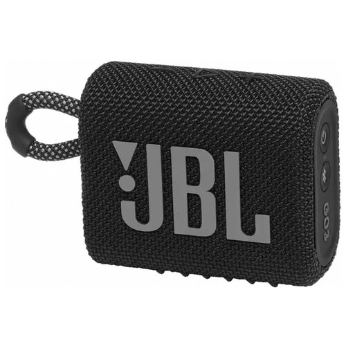 Портативная акустическая система JBL GO 3 черная портативная акустическая система jbl go 3 розовый