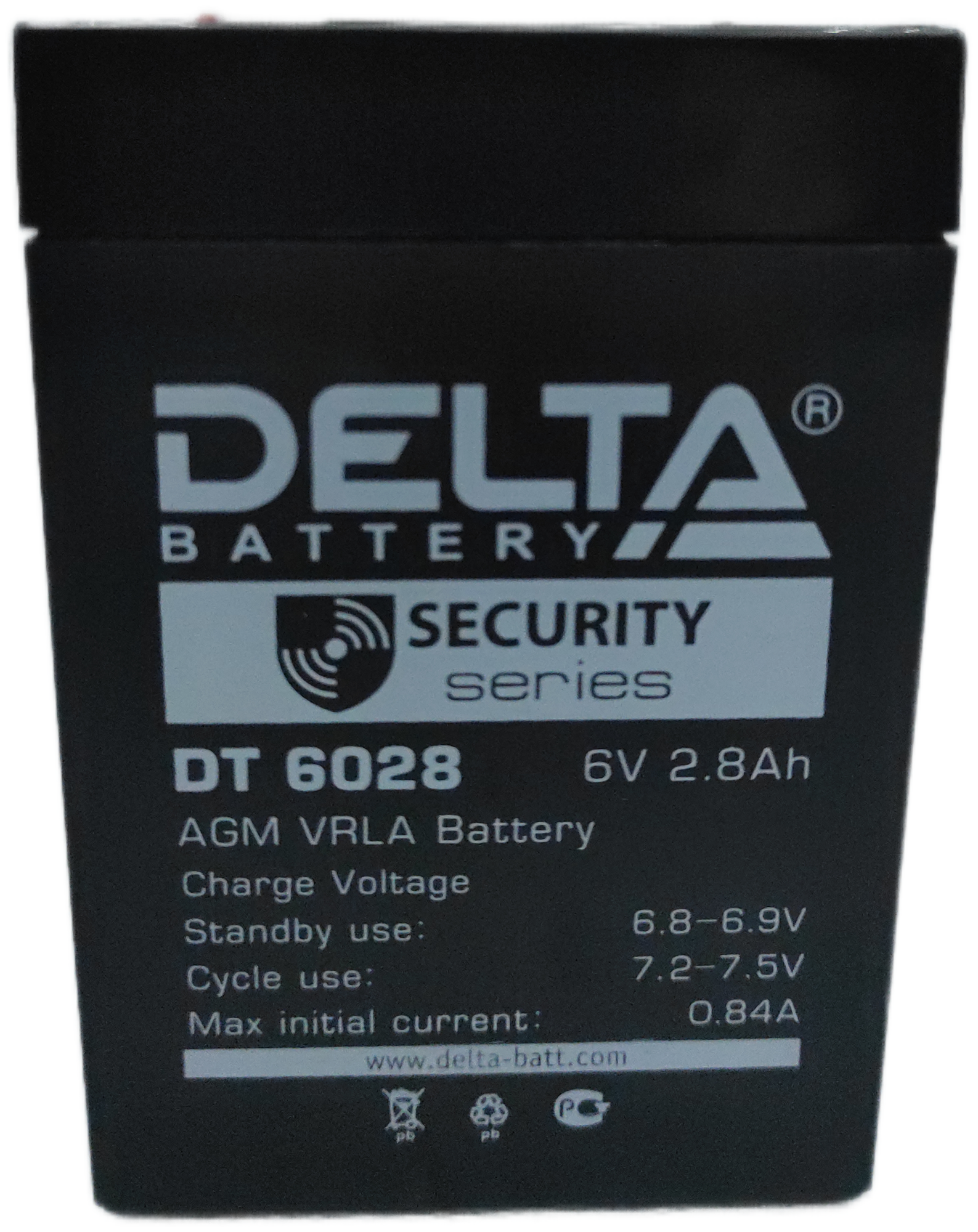 Delta Аккумуляторная батарея DT 6028 - фото №4