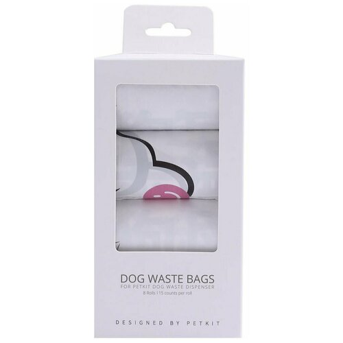 monroe dog poop bag pouches waste dispenser Биоразлагаемые пакеты для выгула собак Petkit Dog Waste Bag 120 pcs (P941)