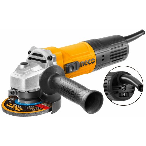Угловая шлифовальная машина INGCO INDUSTRIAL AG900285 125 мм 900 Вт рег об 378000₽