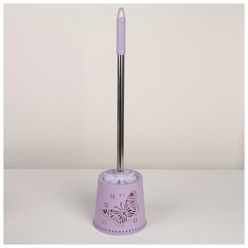 Ёршик для унитаза с подставкой Бабочки 12512550 см цвет микс 648₽