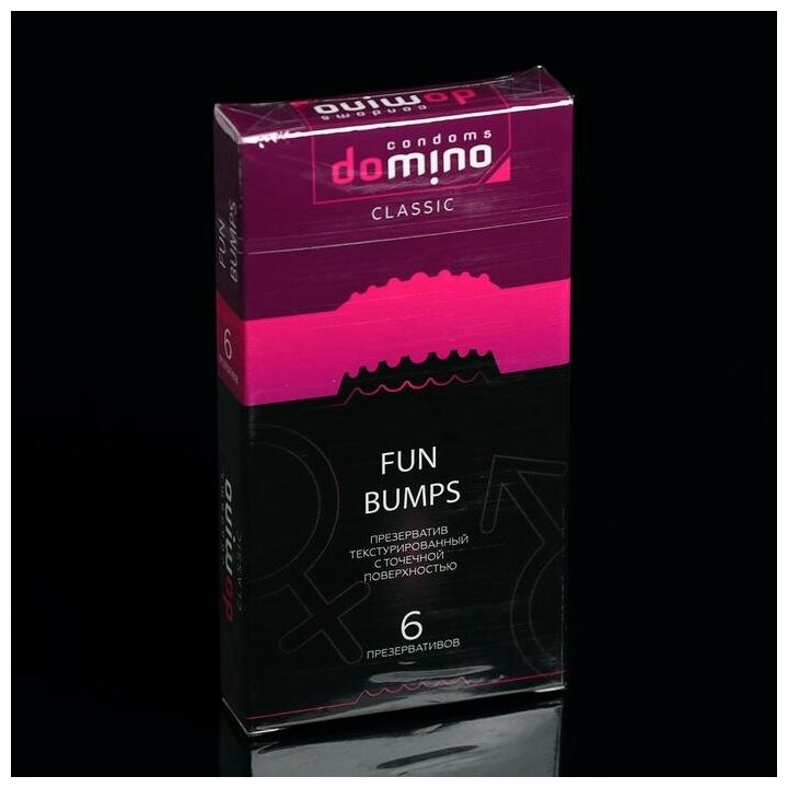 Презервативы DOMINO CLASSIC Fun Bumps 6 шт 6344040