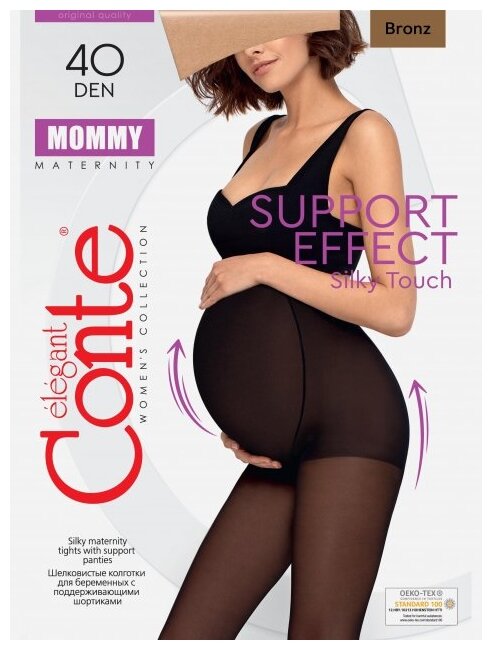 Колготки  Conte Elegant Mommy 40 den размер 2, bronze