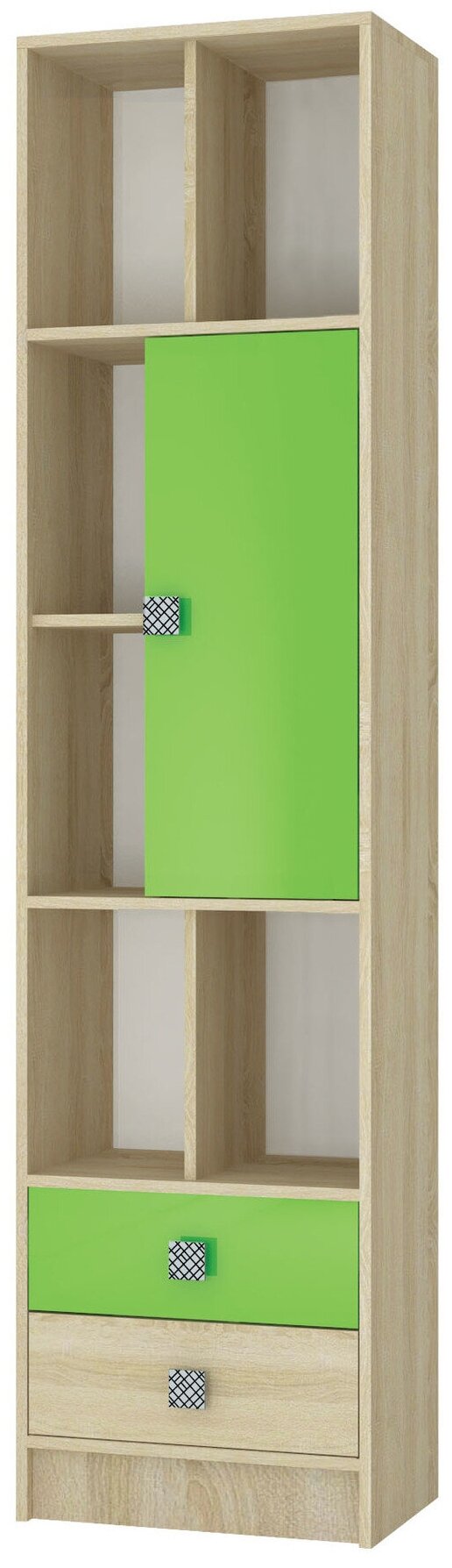 фото Пенал тэкс Колибри дуб сонома/акрил мохито