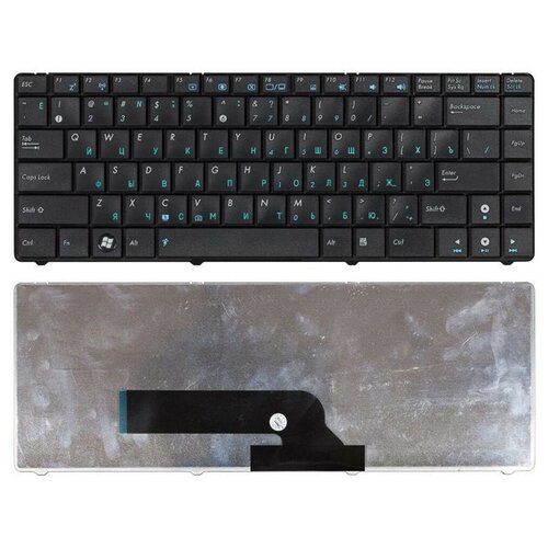 Клавиатура для ноутбука Asus K40 K40AB K40AC K40AD K40AF K40C K40ID K40IJ K40IL K40IN K40IP черная 963₽