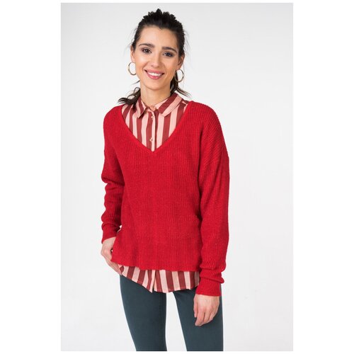 Пуловер Blend She 20202542 Красный 46