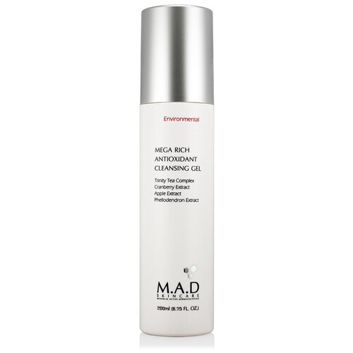 M.A.D SkinCare Гель Mega Rich Antioxidant Cleansing Gel Очищающий, Обогащенный Антиоксидантами, 200 мл