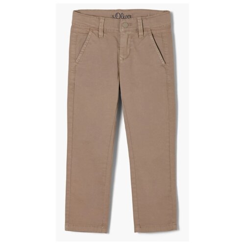 фото Брюки для мальчиков, s.oliver, артикул: 404.10.111.18.180.2106778, цвет: розово-бежевый (код цвета 8516), размер: 140