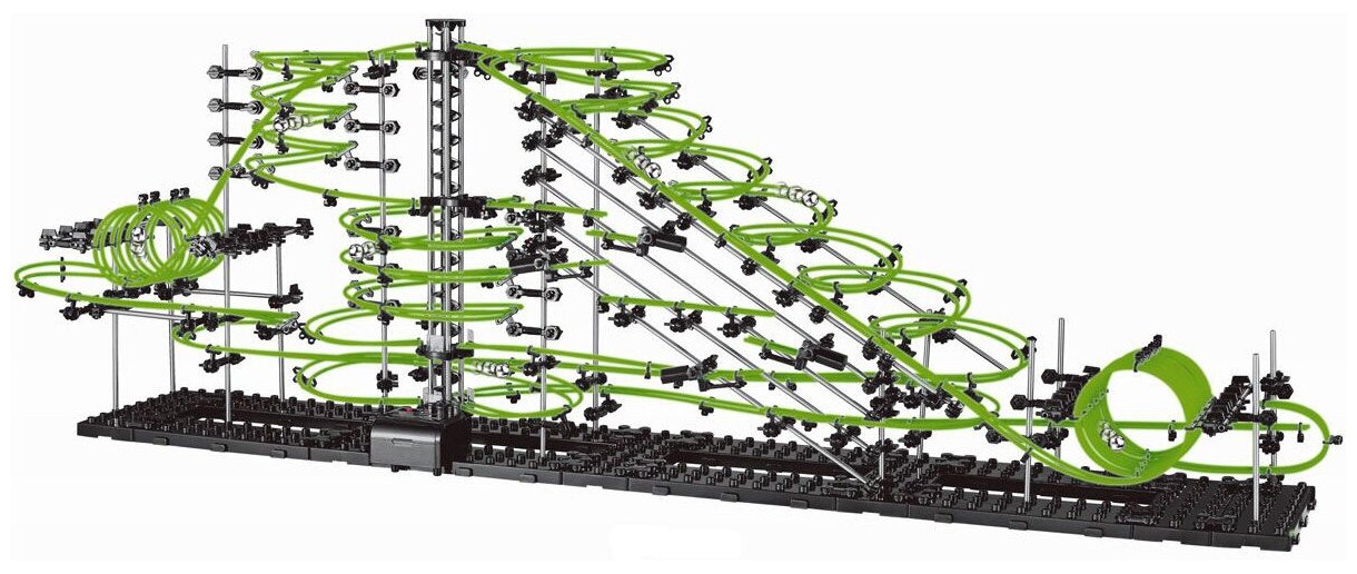 SpaceRail Динамический конструктор Космические горки, новая серия, светящиеся рельсы, уровень 6 - 233-6G