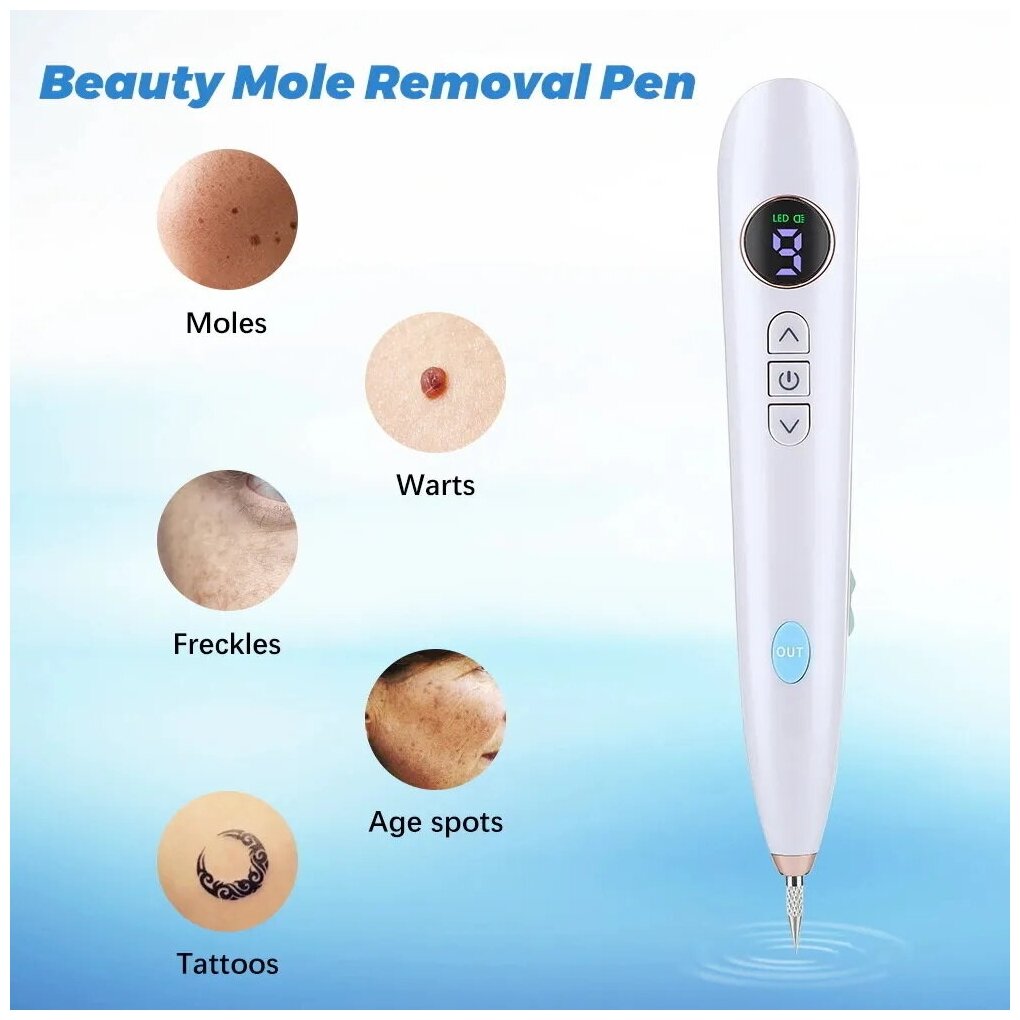 OLLO Store Плазменная ручка (Mole Freckle Removal Pen) для удаления бородавок и папиллом. Версия 5. - фотография № 3
