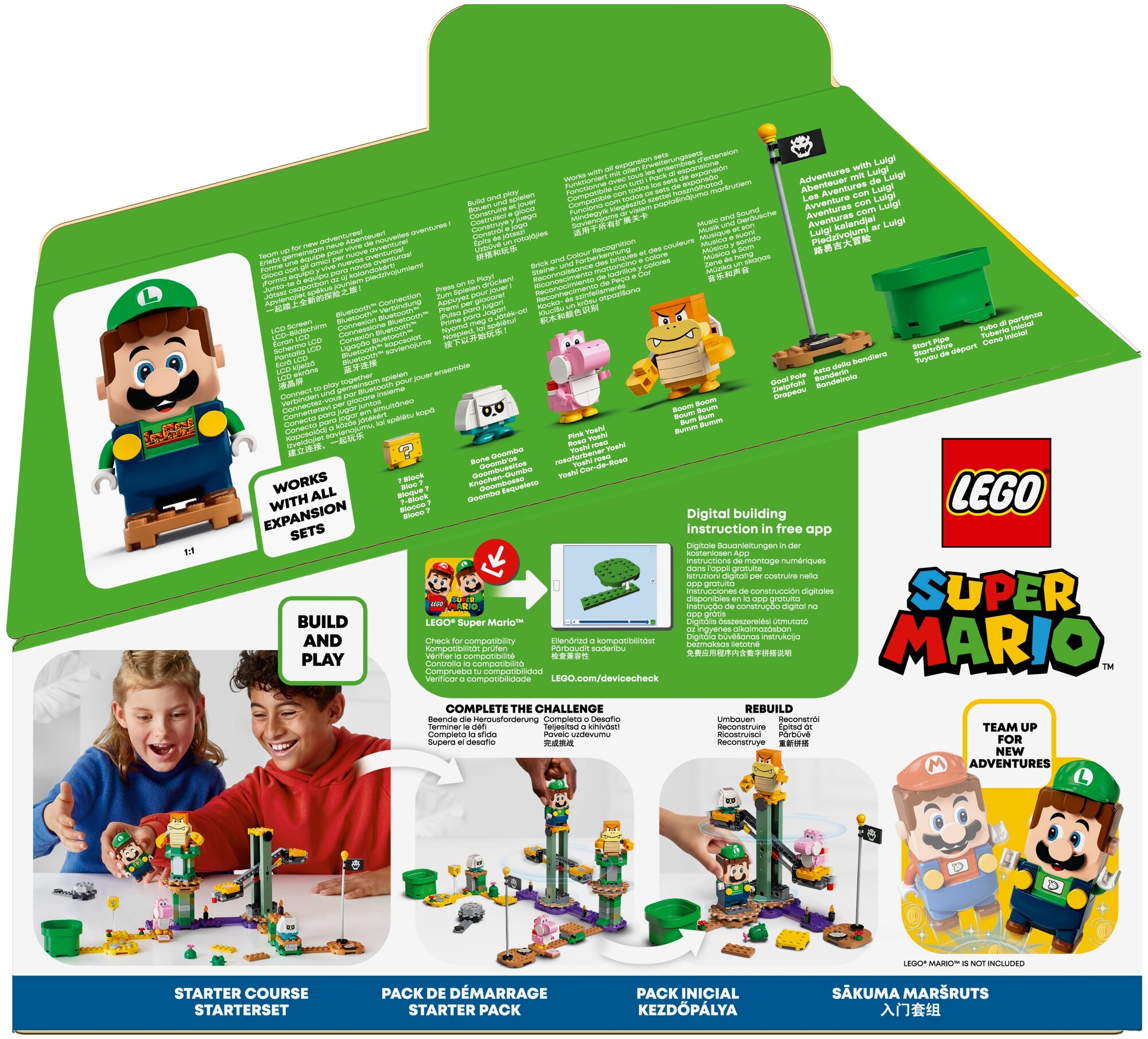 Конструктор LEGO Super Mario Стартовый набор Приключения вместе с Луиджи - фото №2