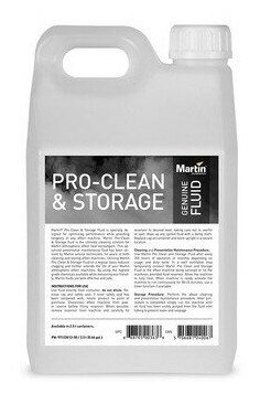 Martin Pro-Clean and Storage жидкость для проведения сервисного обслуживания генераторов, канистра 2.5 л.