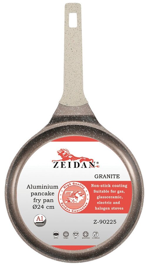 Сковорода блинная с антипригарным покрытием Zeidan, 24см