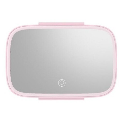 фото Автомобильное зеркало для макияжа baseus delicate queen car touch-up mirror с подсветкой (crbzj01-02, crbzj01-04) (pink)