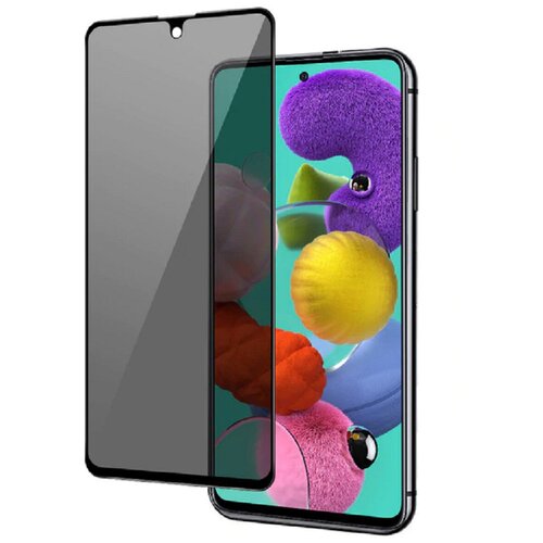 Полноэкранное защитное стекло 3D для Samsung Galaxy A01 Антишпион