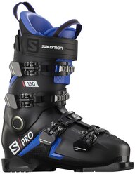 Горнолыжные ботинки Salomon S/PRO 130, р. 11.5 / 29.5, black/race blue/red