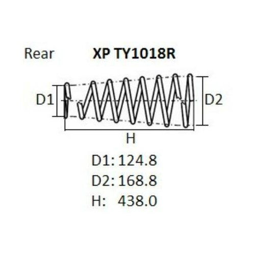 Пружина Подвески Nhk NHK арт. XPTY1018R