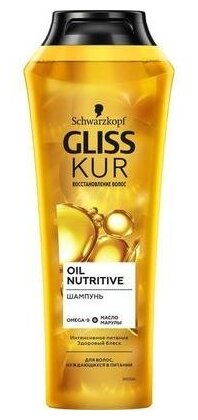 Шампунь для волос Gliss Kur Oil Nutritive, для длинных секущихся волос, 250 мл Gliss Kur 1156625 .